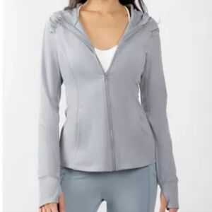 Yogalicious - Women's Slim Fit Hooded Track Jacket